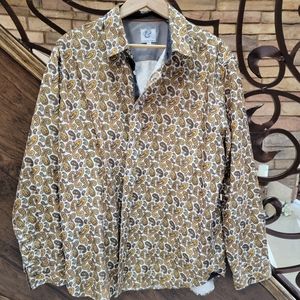 Kilburne Finch Mens Buttondown Shirt XXL 100% Polyester